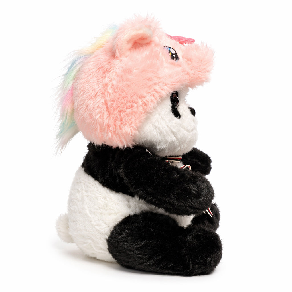 Fluffy Big Eyes Panda Bear Plush Toy – Soft Cotton Panda Stuffed Animal for Kids