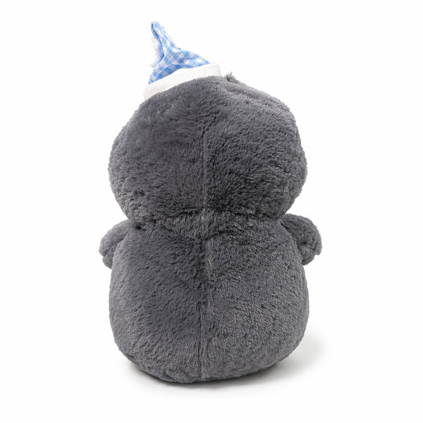Adorable Stuffed Penguin with Fish in Hand