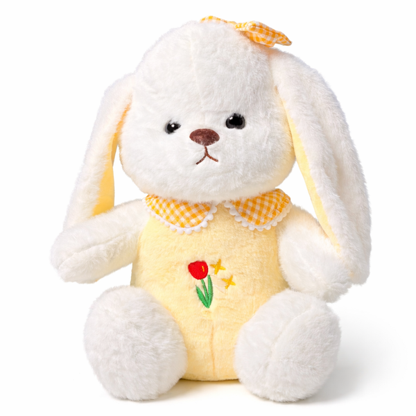 Cute Plush Rabbit Soft Toy with Heart Pin