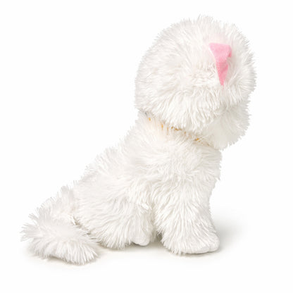 Soft White Plush Cat Toy – Cute Stuffed Cat for Kids