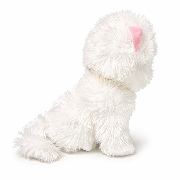 Soft White Plush Cat Toy – Cute Stuffed Cat for Kids