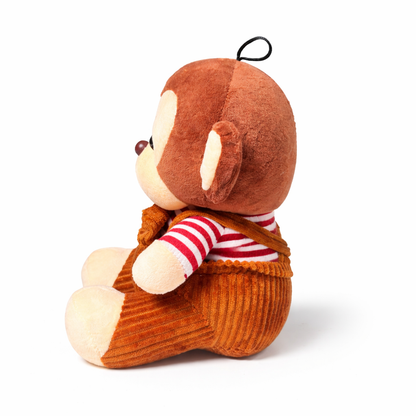 Plush Monkey – Cute Striped Tee Stuffed Animal