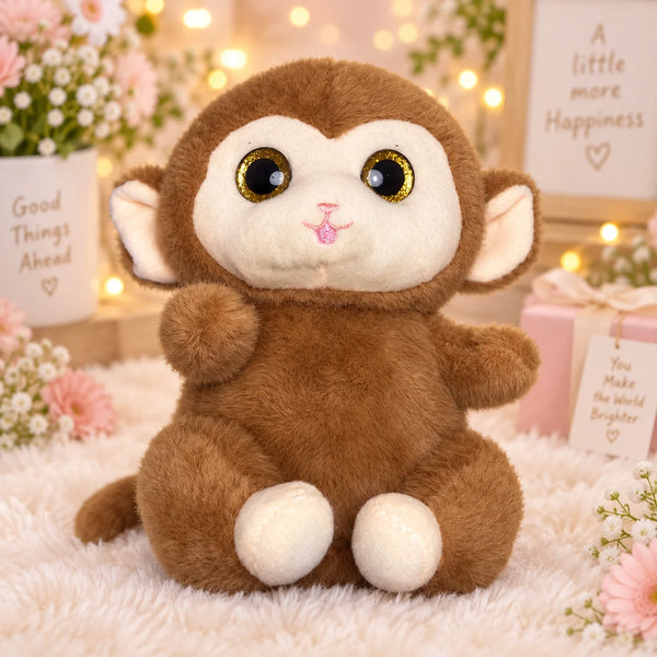 Big Eyes Monkey Plush Toy