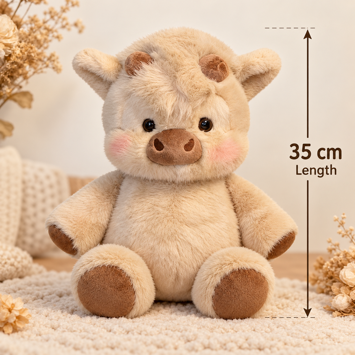 Funny Running Cow Stuffed Toy – Cute Plush Cow for Kids and Gifts | Toys Hutch