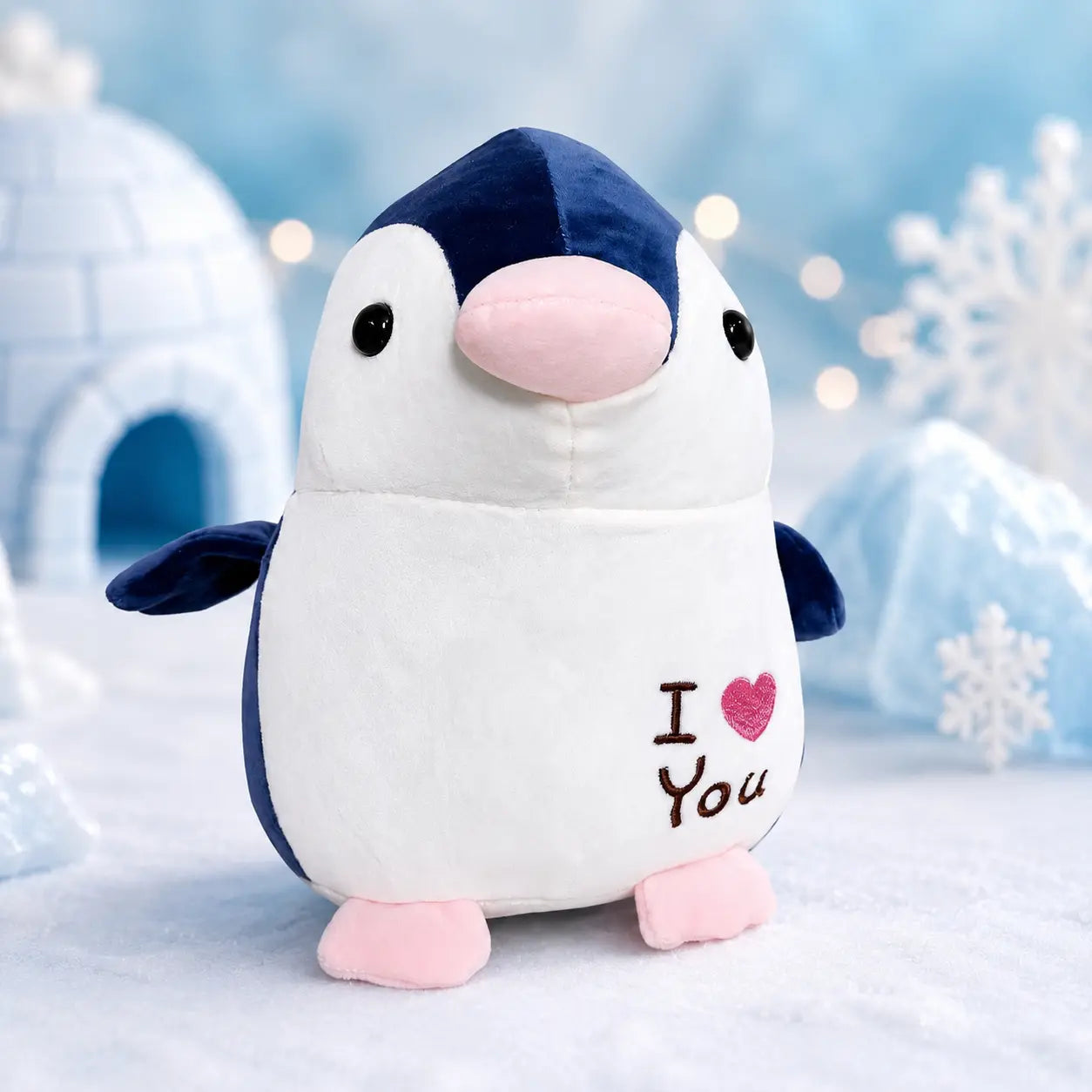 I Love You Penguin Stuffed Plush Toy
