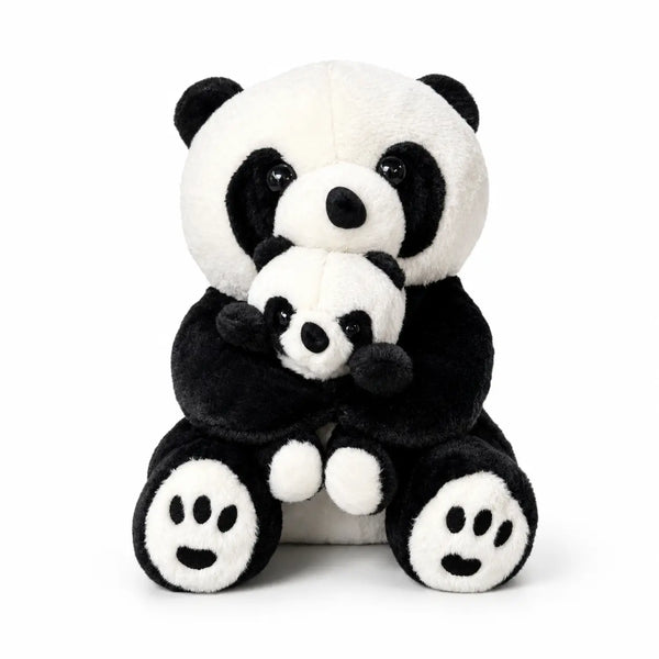Mother and Baby Panda Plush Toy