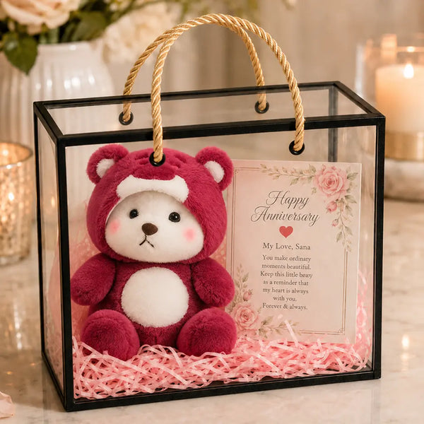 Red Teddy Bear -  Birthday Gift