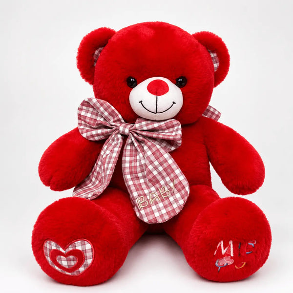 Red Teddy Bear Front View