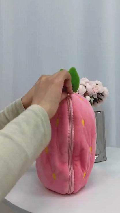 Soft Strawberry Rabbit Plush Bunny – Soft & Huggable
