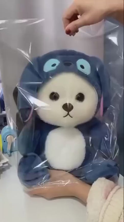Blue Hoodie Teddy Bear – Cute Stuffed Teddy with Cap